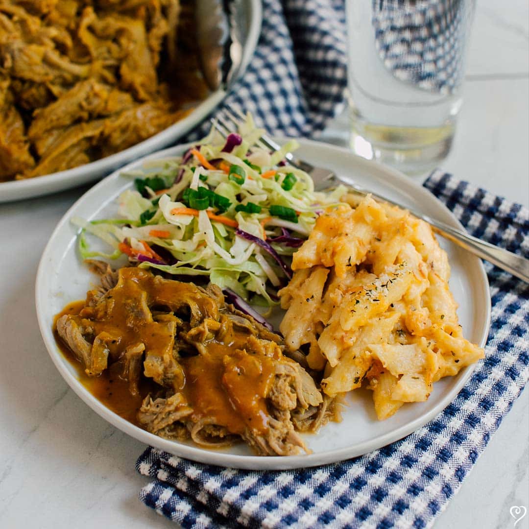 Slow Roasted Carolina BBQ Pork Tenderloin with Roasted Potato